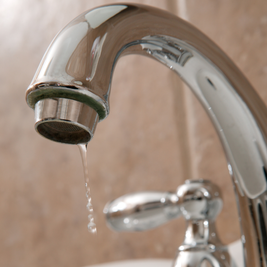 Leaking tap.